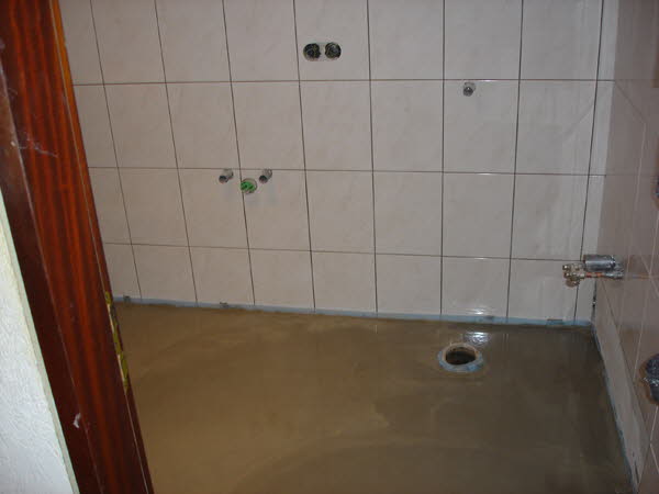 Bild 12-6 Bodenbelag frisch Nivelliert Flssigestrich